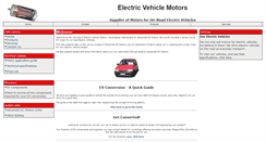 Desktop Screenshot of evmotors.com.au